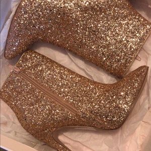 Rose Gold Glitter Stilettos
